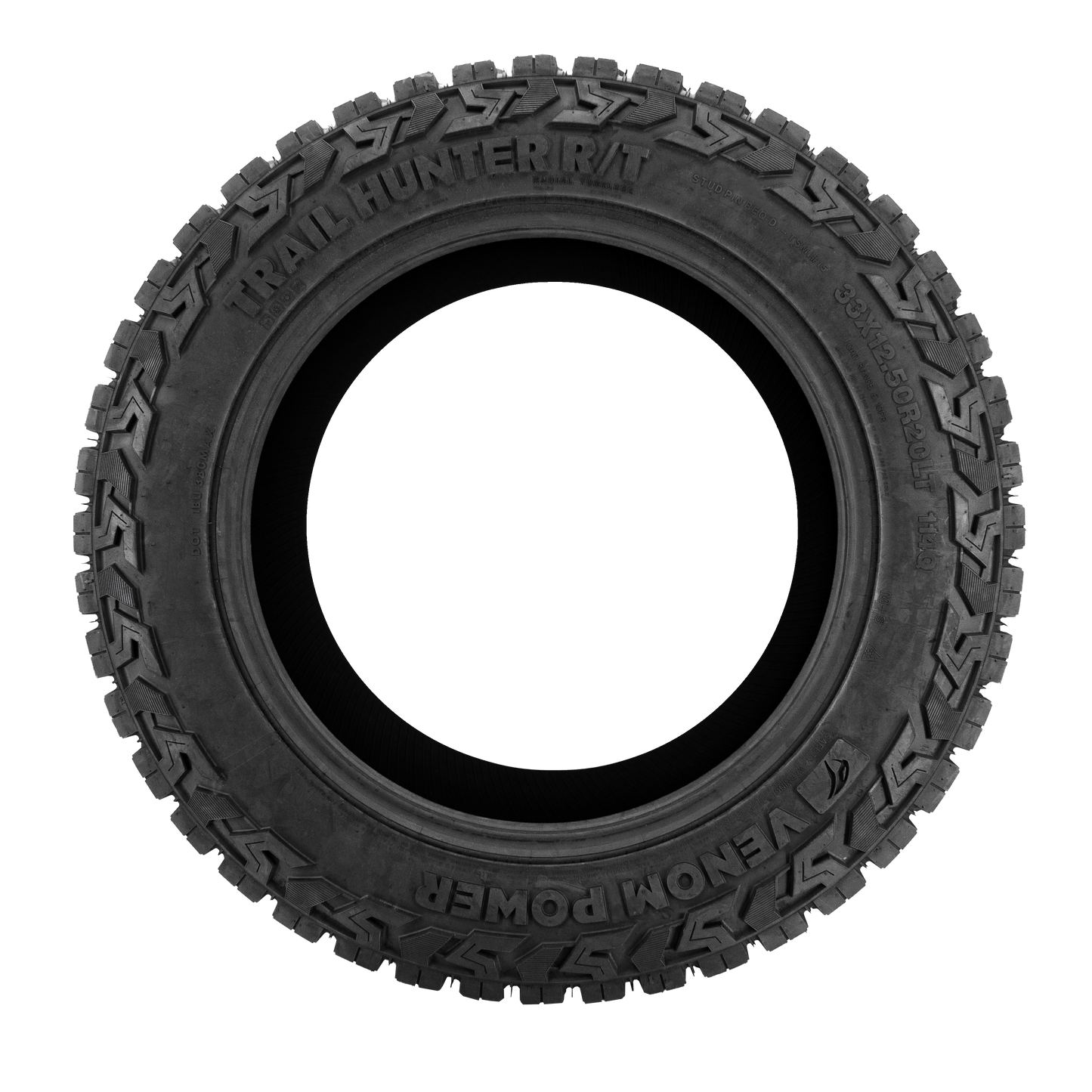 VENOM Trail Hunter R/T 37x12.50R20LT 128Q E – Rugged Terrain Tire