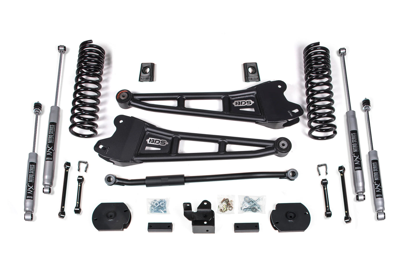 BDS Suspension 3 Inch Lift Kit With Radius Arm For Dodge Ram 2500 Truck 4WD (2019-2024) - Diesel
