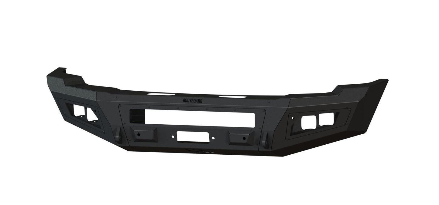 A2 Front Base (2024-2025 GMC 2500/3500 HD) , Sensor cutouts, Texture black powder coat