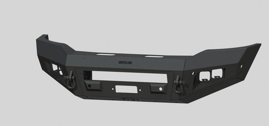 A2 Front Base (2019-2025 Ram 2500/3500 HD) Sensor cutouts, Bare metal