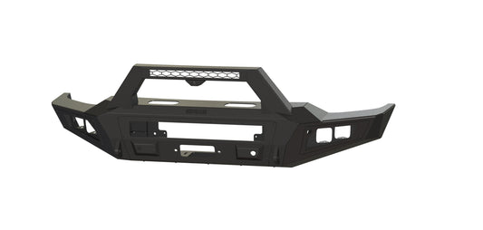 A2 Front Sport (2020-2023 Chevrolet 2500/3500 HD) , Sensor cutouts, Without mesh grill, No Camera Harness, Texture black powder coat