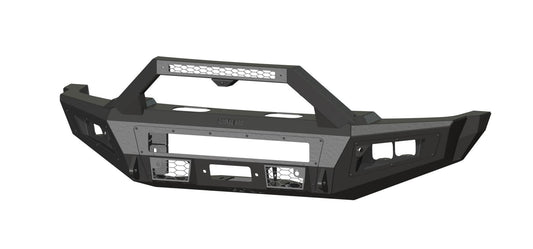 A2 Front Sport (2023-2025 Ford F450/550) No sensor cutouts, ACC compatible, Without mesh grill, No Camera Harness or Pod, Bare metal, FITS 450/550 FENDER TRIM