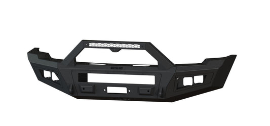 A2 Front Sport (2024-2025 GMC 2500/3500 HD) , No sensor cutouts , Without mesh grill, No Camera Harness or Pod, Bare metal