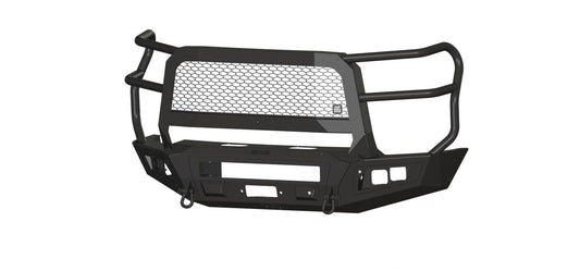 A2 Front Extreme (2024-2025 Chevrolet 2500/3500 HD) , No sensor cutouts, With mesh grill, With Camera Harness, Texture black powder coat