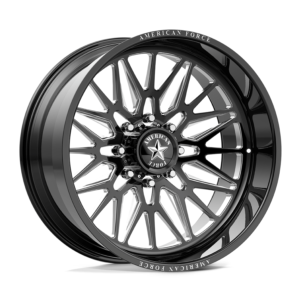 AFW Frost SFCC 24x12 -55 Offset | Gloss Black | 8x180 Bolt Pattern