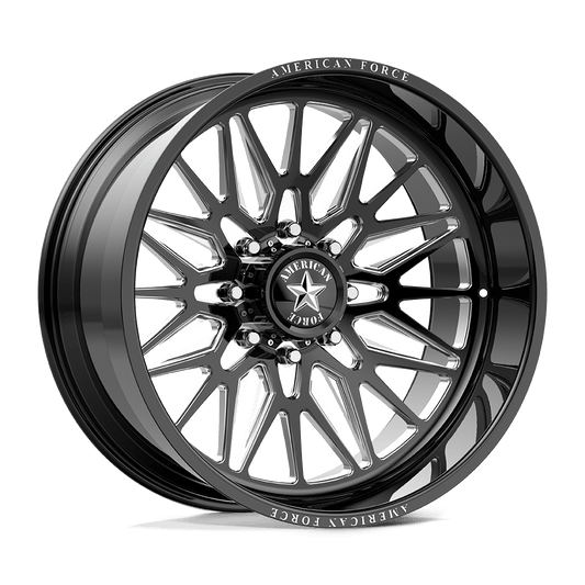 AFW Frost SFCC 24x12 -55 Offset | Gloss Black | 8x180 Bolt Pattern
