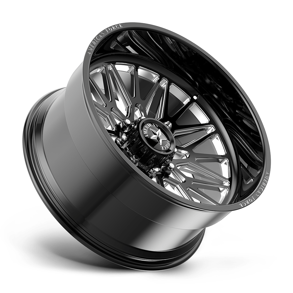 AFW Frost SFCC 24x12 -55 Offset | Gloss Black | 8x180 Bolt Pattern