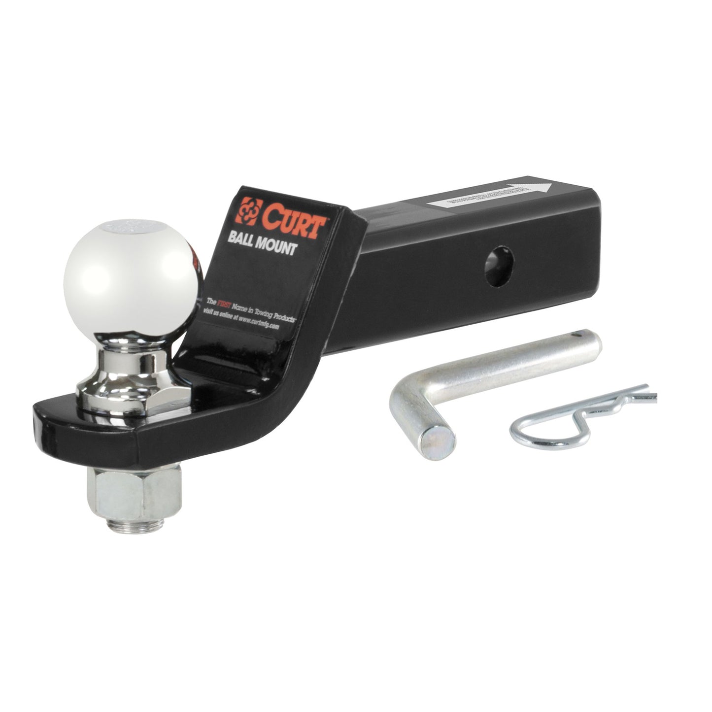 CURT Class 3/4 2-Inch Fixed Ball Mount with 2-Inch Ball & 2-Inch Drop (CUR-45036)