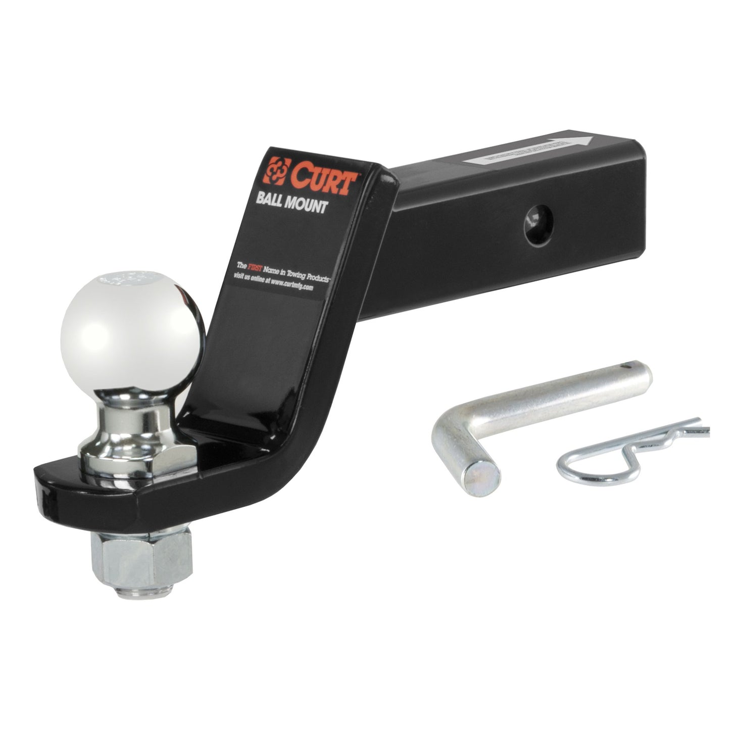 Loaded Ball Mount with 2-5/16" Ball, 2" Shank, 4" Drop (CUR-45042)