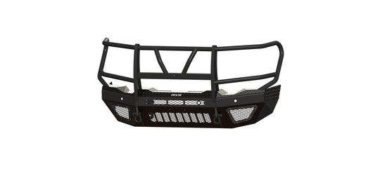 T2 Front Extreme (2020-2023 GMC 2500/3500 HD) Sensor cutouts, Factory fog cutouts , Winch mount, Without mesh grill, No Camera Harness, Bare metal