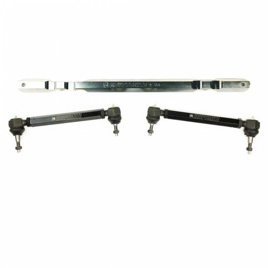 KRCLP11 | Kryptonite SS Series Center Link Tie Rod Package | Factory Size Outer Tie Rod End (2011-2025 Silverado, Sierra 2500 HD, 3500 HD)