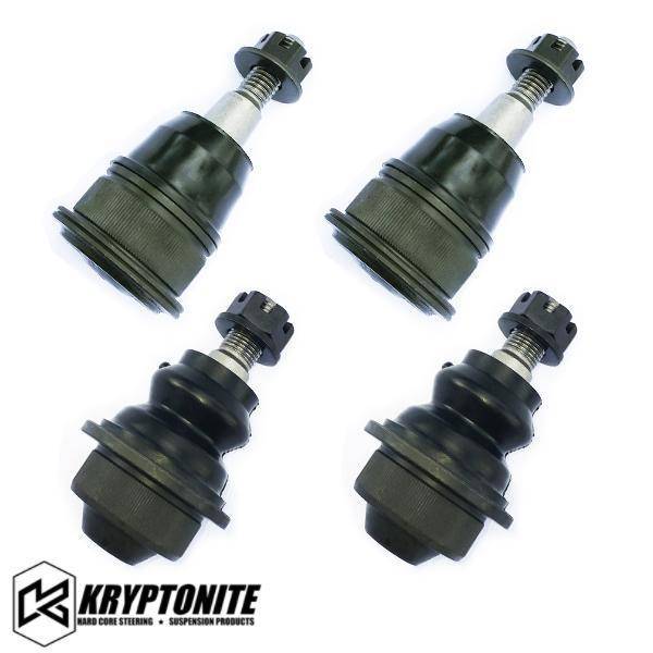 0110BJPACK | Kryptonite Upper and Lower Ball Joints for Stock Control Arms (2001–2010 Silverado/Sierra 2500 HD & 3500 HD)