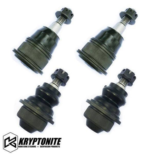 0110BJPACK | Kryptonite Upper and Lower Ball Joints for Stock Control Arms (2001–2010 Silverado/Sierra 2500 HD & 3500 HD)