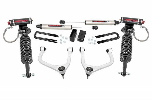 Rough Country 3.5-Inch Lift Kit w/ Vertex Coilovers & V2 Shocks | Chevy Silverado 1500 (2019–2024)