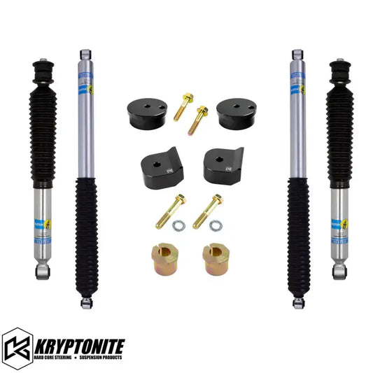 Kryptonite Stage 1 Leveling Kit w/ Bilstein 5100 Shocks | 2005–2016 Ford F-250/F-350 Super Duty 4WD