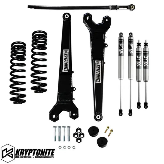 Kryptonite Stage 3 Leveling Kit w/ Fox 2.0 Shocks | 2005–2016 Ford F-250/F-350 Super Duty 4WD
