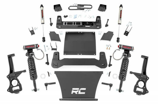 Rough Country 6-Inch Lift Kit w/ Vertex Coilovers & V2 Shocks | Chevy Silverado 1500 (2022–2024)