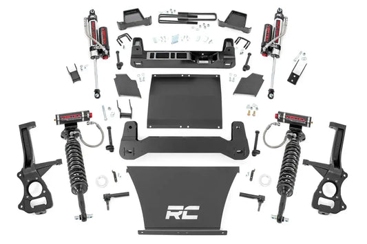 Rough Country 4-Inch Lift Kit w/ Vertex Coilovers & Shocks | Silverado & Sierra 1500 AT4 / Trail Boss (2019–2025)