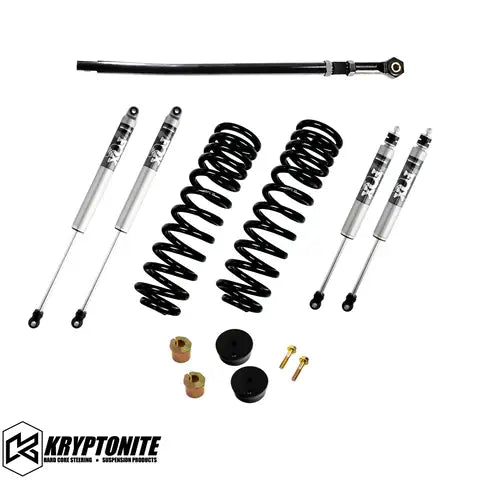 Kryptonite Stage 2 Leveling Kit w/ Fox 2.0 Shocks | 2005–2016 Ford F-250/F-350 Super Duty 4WD
