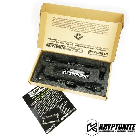 KRTR11-FT | Kryptonite Death Grip Tie Rods | Fabtech RTS Lift Kits (2011-2019 Silverado, Sierra 2500 HD, 3500 HD)