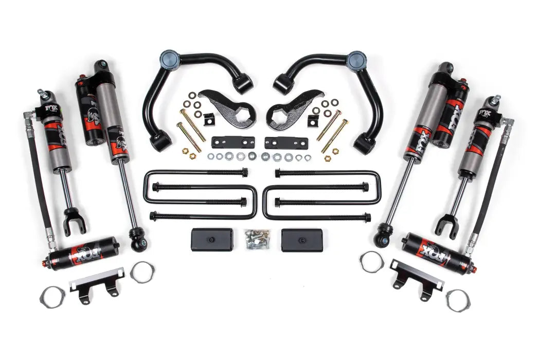 BDS Suspension 3 Inch Lift Kit with Fox Performance Elite for Chevrolet Silverado/GMC Sierra 2500 HD / 3500 HD (2020-2024)