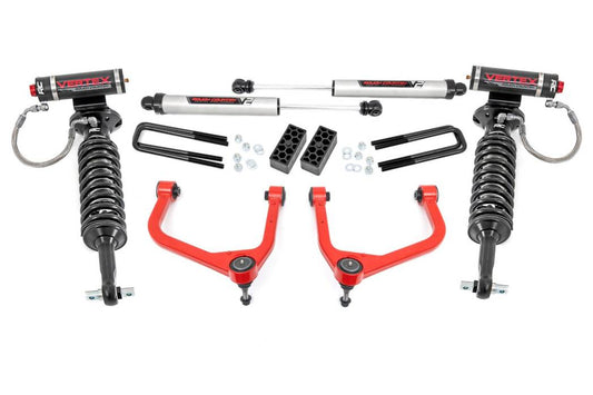 Rough Country 3.5-Inch Lift Kit w/ Vertex Coilovers & V2 Shocks | Chevy Silverado 1500 (2019–2024)