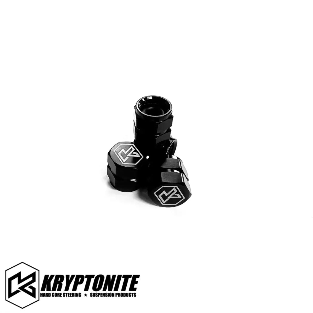 Kryptonite Valve Stem Cap Set – Standard Schrader Valve | KRVSC