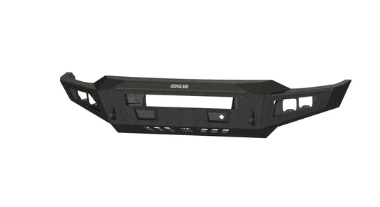 A2L Front Base (2020-2023 Chevrolet 2500/3500 HD) Sensor cutouts, Single light bar cutout , Bare metal
