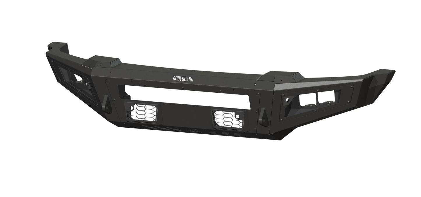 A2L Front Base (2023-2025 Ford F450/F550) , ACC compatible, Sensor cutouts, Single light bar cutout, Bare metal, FITS 450/550 FENDER TRIM
