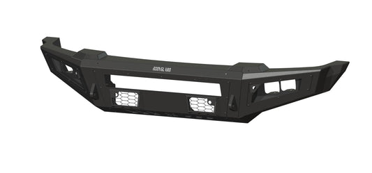 A2L Front Base (2023-2025 Ford F450/F550) , ACC compatible, Sensor cutouts, Single light bar cutout, Bare metal, FITS 450/550 FENDER TRIM
