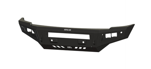 A2L Front Base (2010-2018 Ram 2500/3500 HD) , Sensor cutouts, Single light bar cutouts, Texture black powder coat