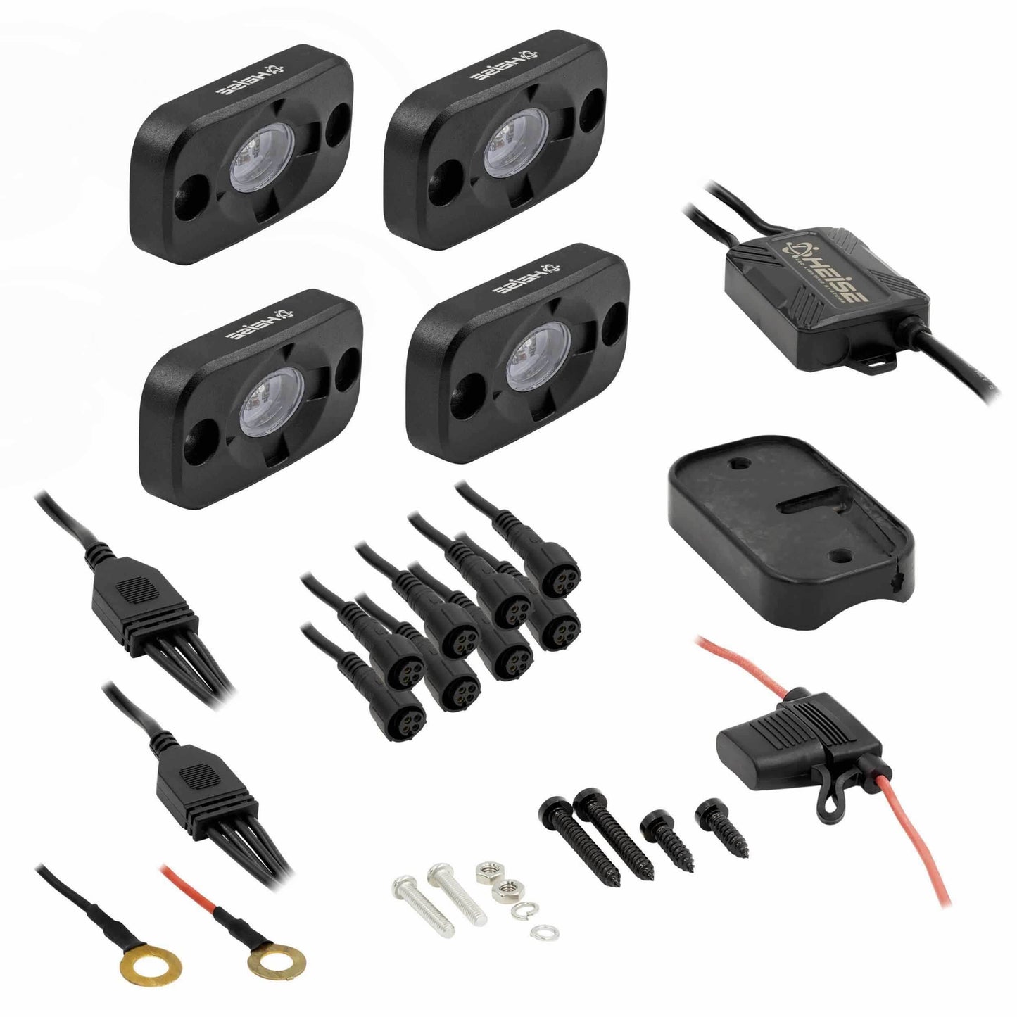 HEISE RGB Accent Light Kit 4PK (MET-HE-4TLRGBK)