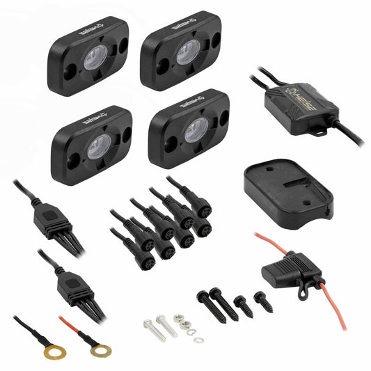HEISE RGB Accent Light Kit 4PK (MET-HE-4TLRGBK)