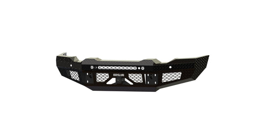 FT Front Base (2020-2023 GMC 2500/3500 HD) , Sensor cutouts, Fog cutouts, Receiver , Gloss black powder coat