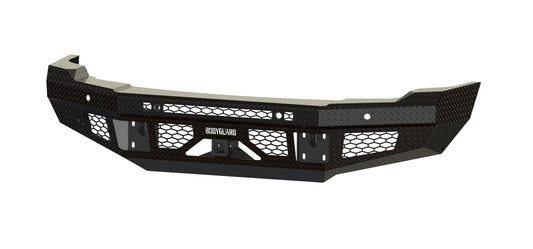 FT Front Base (2024-2025 GMC 2500/3500 HD) , Sensor cutouts, Fog cutouts, Receiver , Texture black powder coat