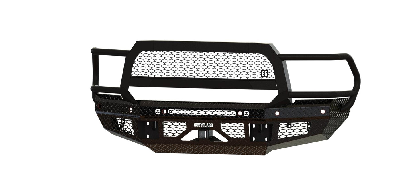 FT Front Extreme (2010-2018 Ram 2500/3500 HD) Sensor cutouts, Fog cutouts, Receiver , With mesh grill, No Camera Harness, Texture black powder coat