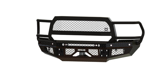 FT Front Extreme (2010-2018 Ram 2500/3500 HD) Sensor cutouts, Fog cutouts, Receiver , With mesh grill, No Camera Harness, Texture black powder coat