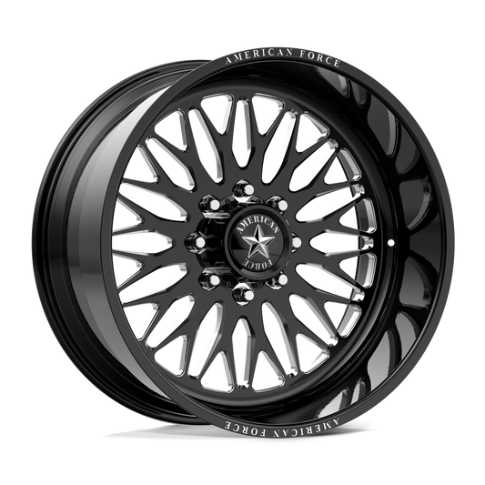 AFW Extort SS 22x11 +0 Offset | Gloss Black | 8x180 Bolt Pattern