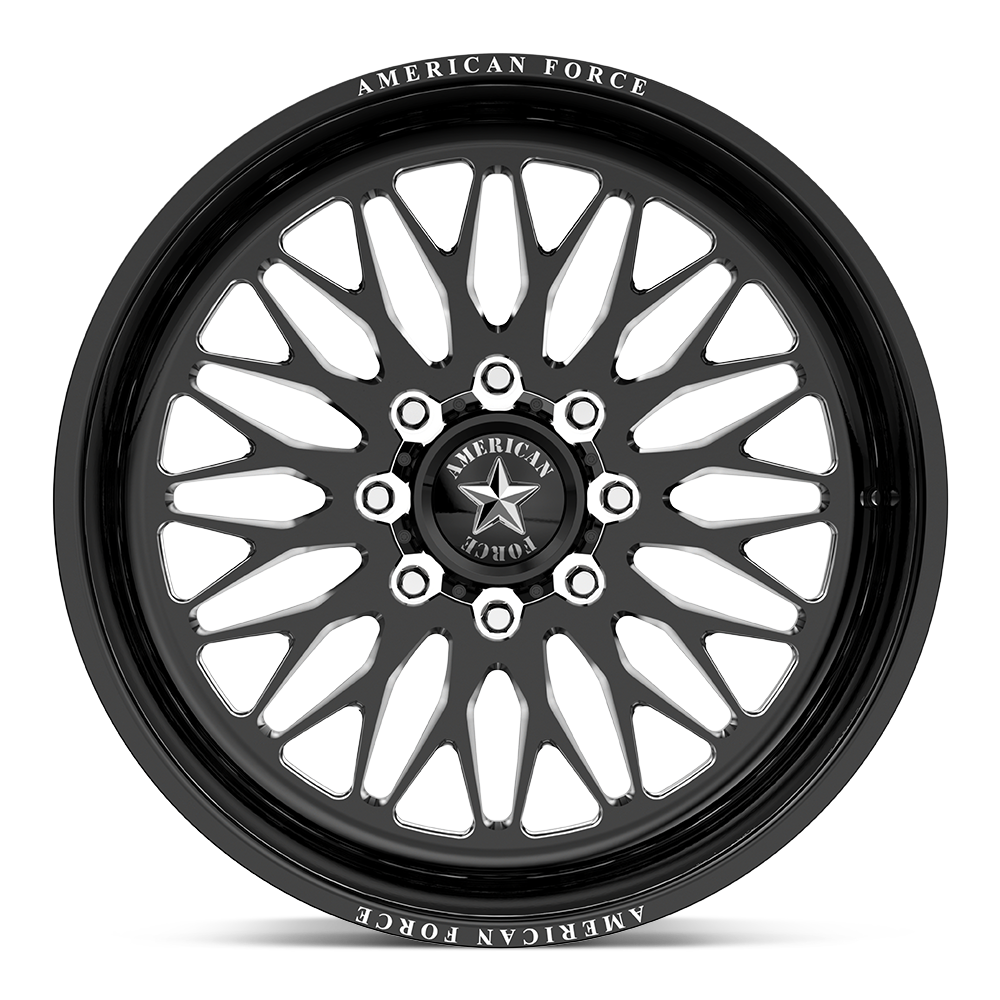 AFW Extort SS 22x11 +0 Offset | Gloss Black | 8x180 Bolt Pattern