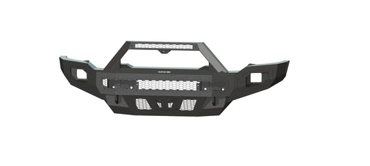 Freedom Front Sport (2020-2023 GMC 2500/3500 HD) Non-winch, No sensor cutouts, Without mesh grill, With Camera Harness + Pod, Texture black powder coat