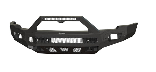 Freedom Front Sport (2024-2025 GMC 2500/3500 HD) Non-winch, Sensor cutouts, Without mesh grill, No Camera Harness or Pod, Texture black powder coat