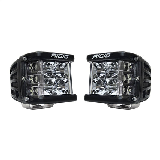 RIGID D-SS PRO Spot LED Lights – Black Housing (Pair) – RIG-262213