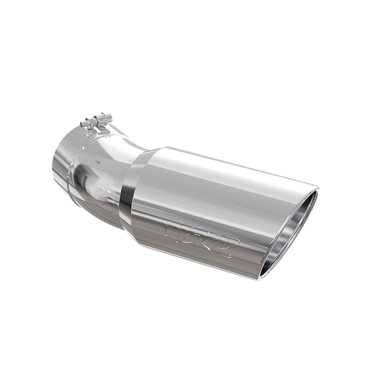 Stainless Steel Exhaust Tip – 5" Inlet, 6" Outlet, 15.5" Length | 30° Bend | Fits 2016–2021 Silverado/Sierra 2500HD & 3500HD 6.6L Diesel