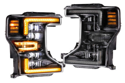 Morimoto XB LED Headlights – Ford Super Duty (2020–2022) | Amber DRL | Set