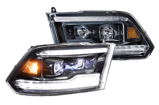 Morimoto XB LED Headlights – Dodge Ram (2009–2018) | White DRL | Set