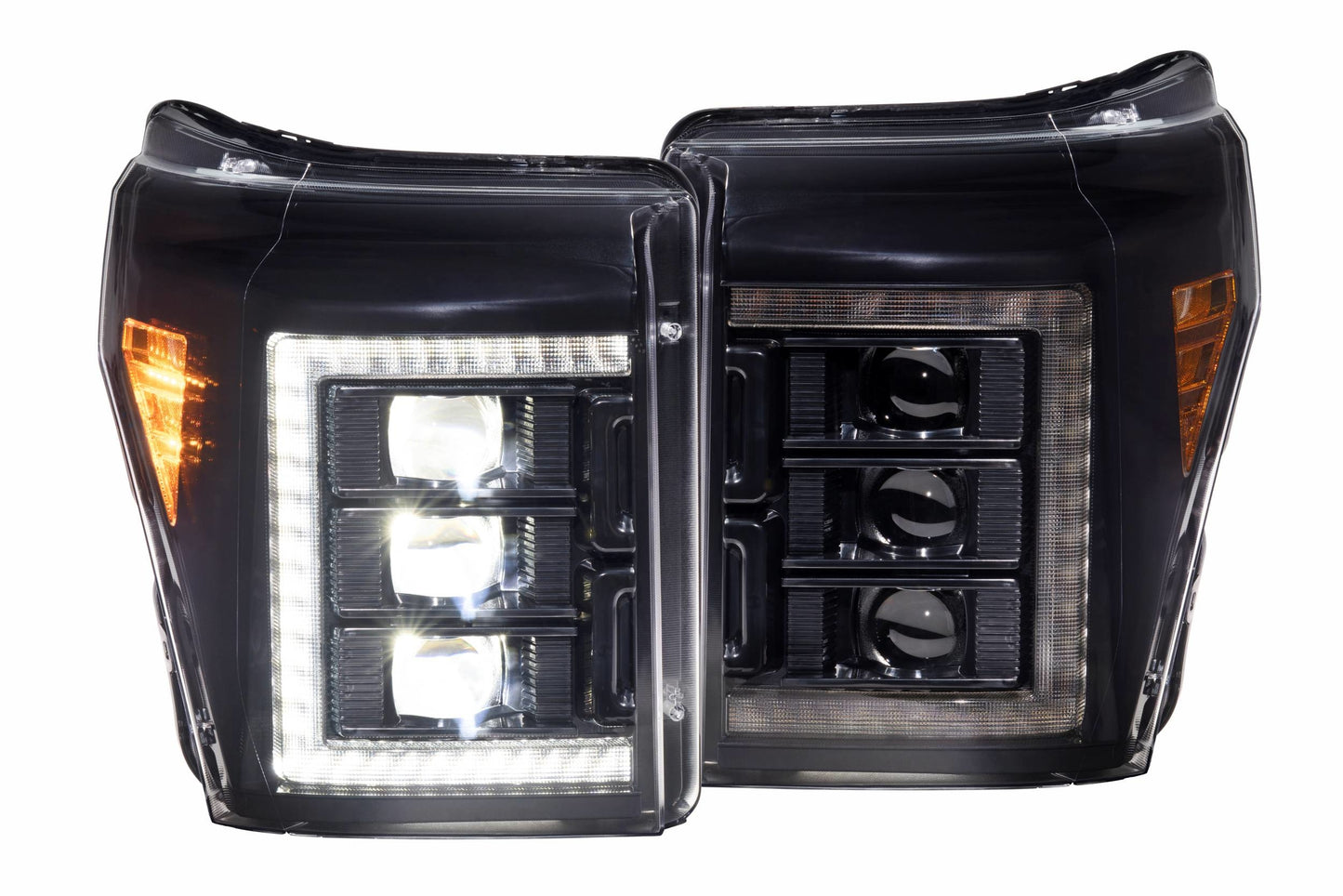 Morimoto XB LED Headlights – Ford Super Duty (2011–2016) | White DRL | Set