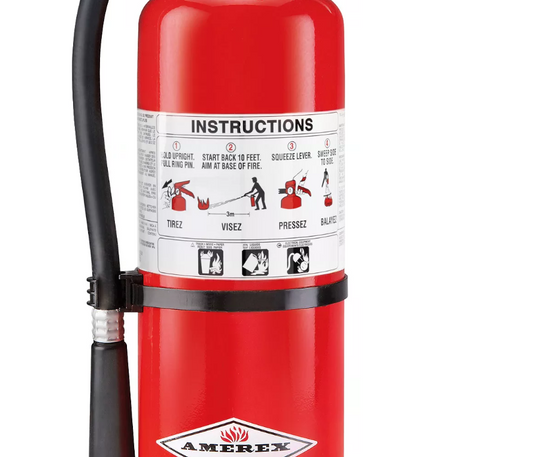 20 lb ABC Fire Extinguisher with Wall Hook – Commercial Grade NAT-ABC-200WWD