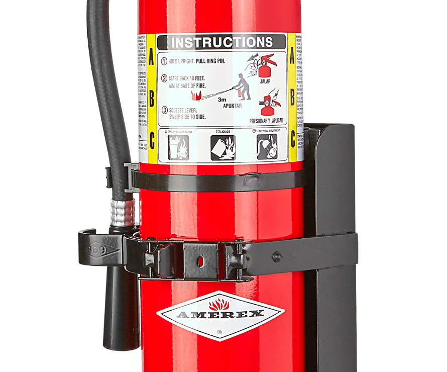Heavy Duty Wall Bracket – Fits 20 lb ABC/BC Fire Extinguishers NAT-HDVB-3