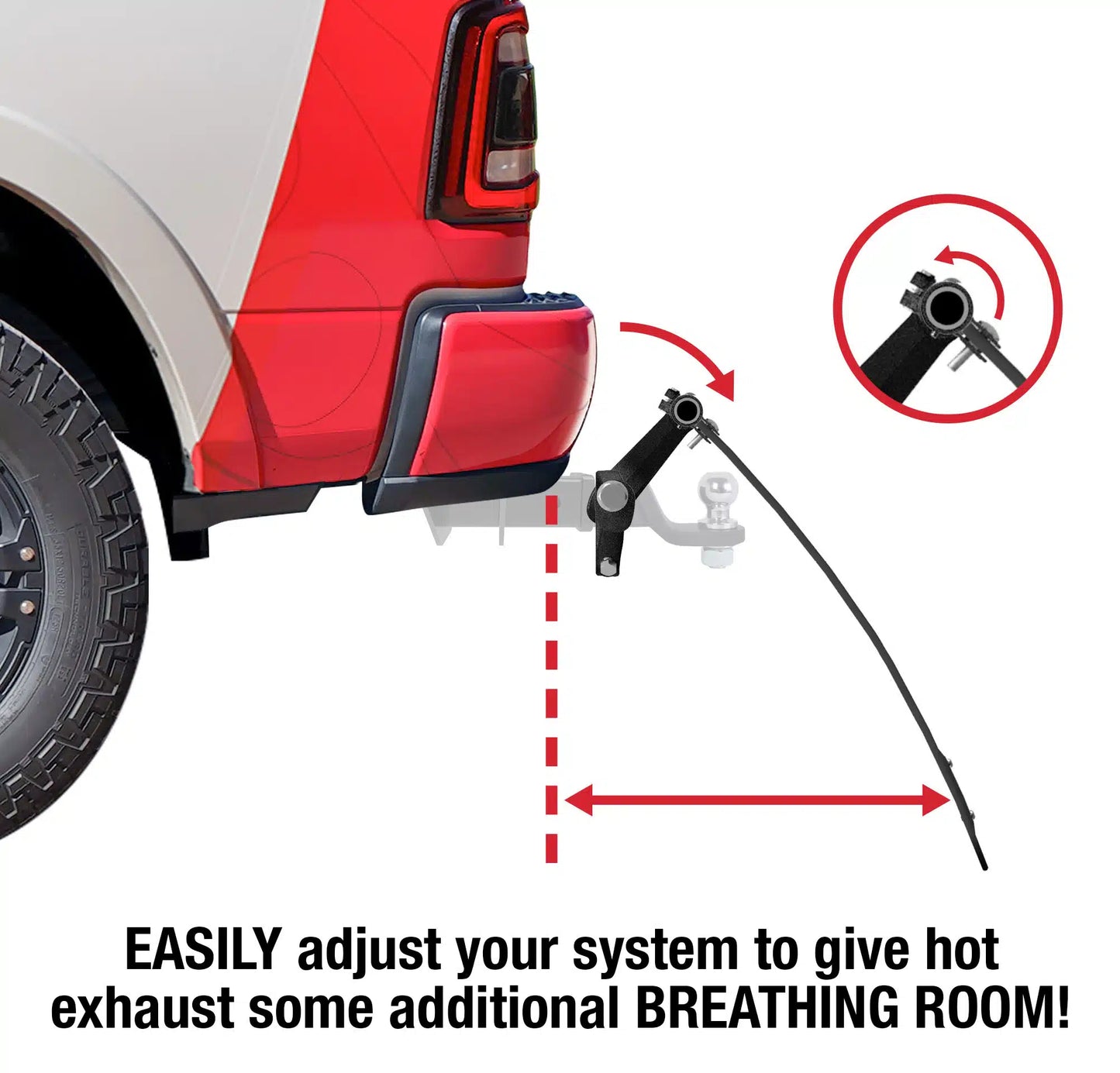Rock Tamer™ Matte Black Stone Guard System – Fits 2.5″ Receiver