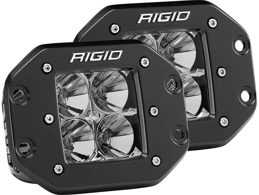 RIGID D-Series PRO Dually Flood LED Lights – Set of 2 – RIG-212113